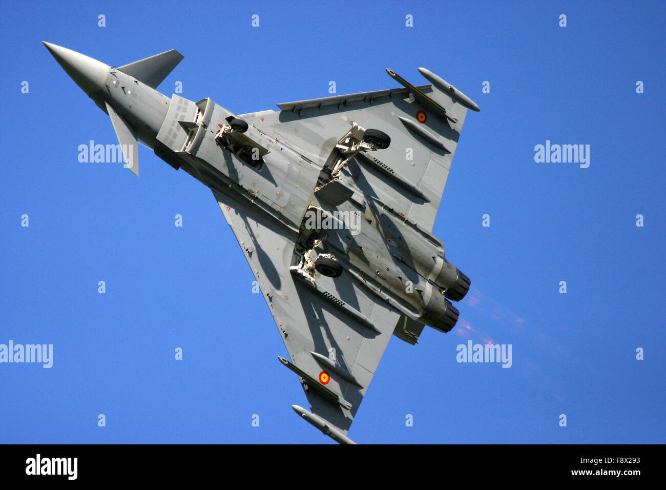 Eurofighter in flight at UK air show Stock Photo
