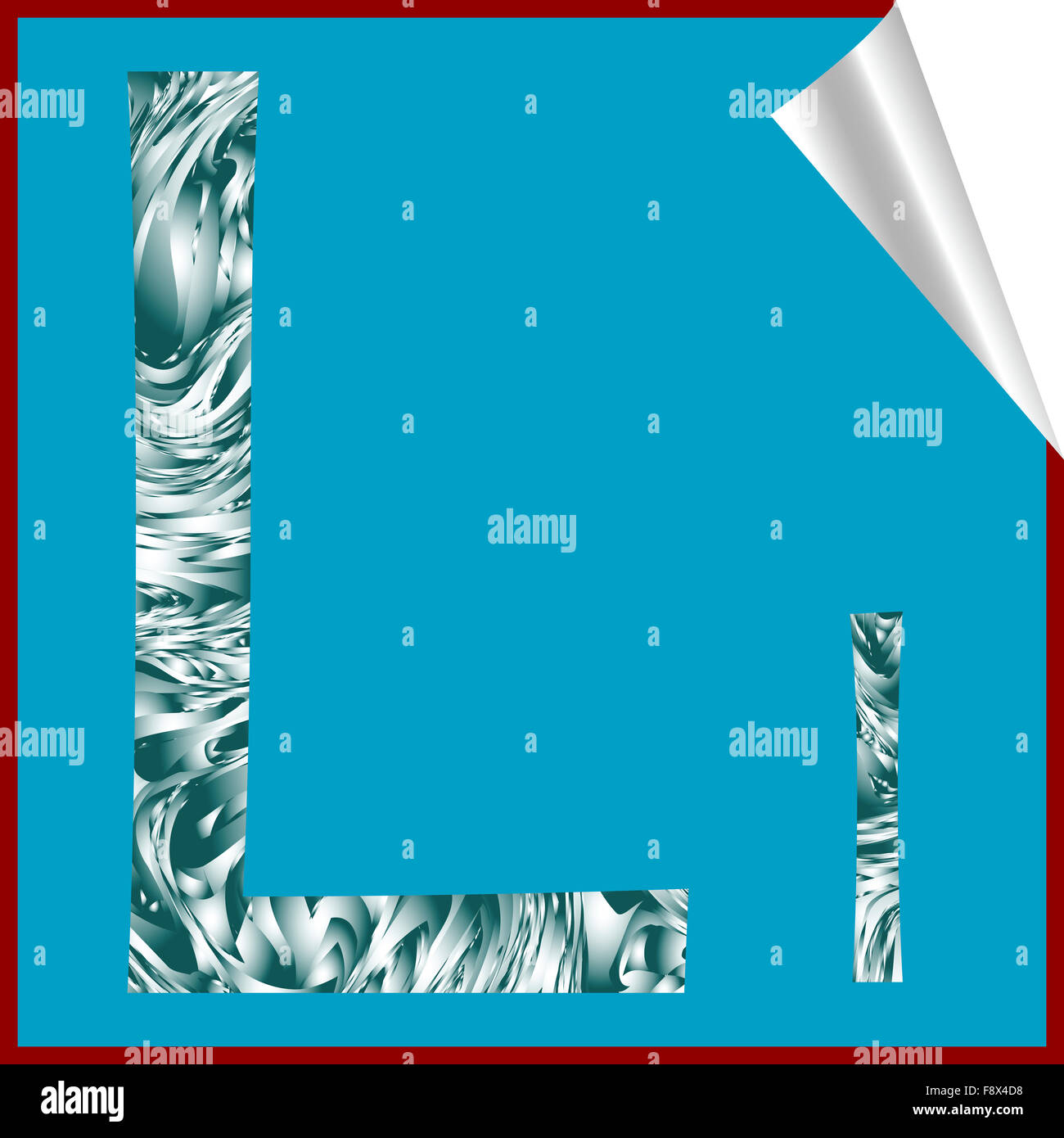 alphabet letter L Stock Photo Alamy