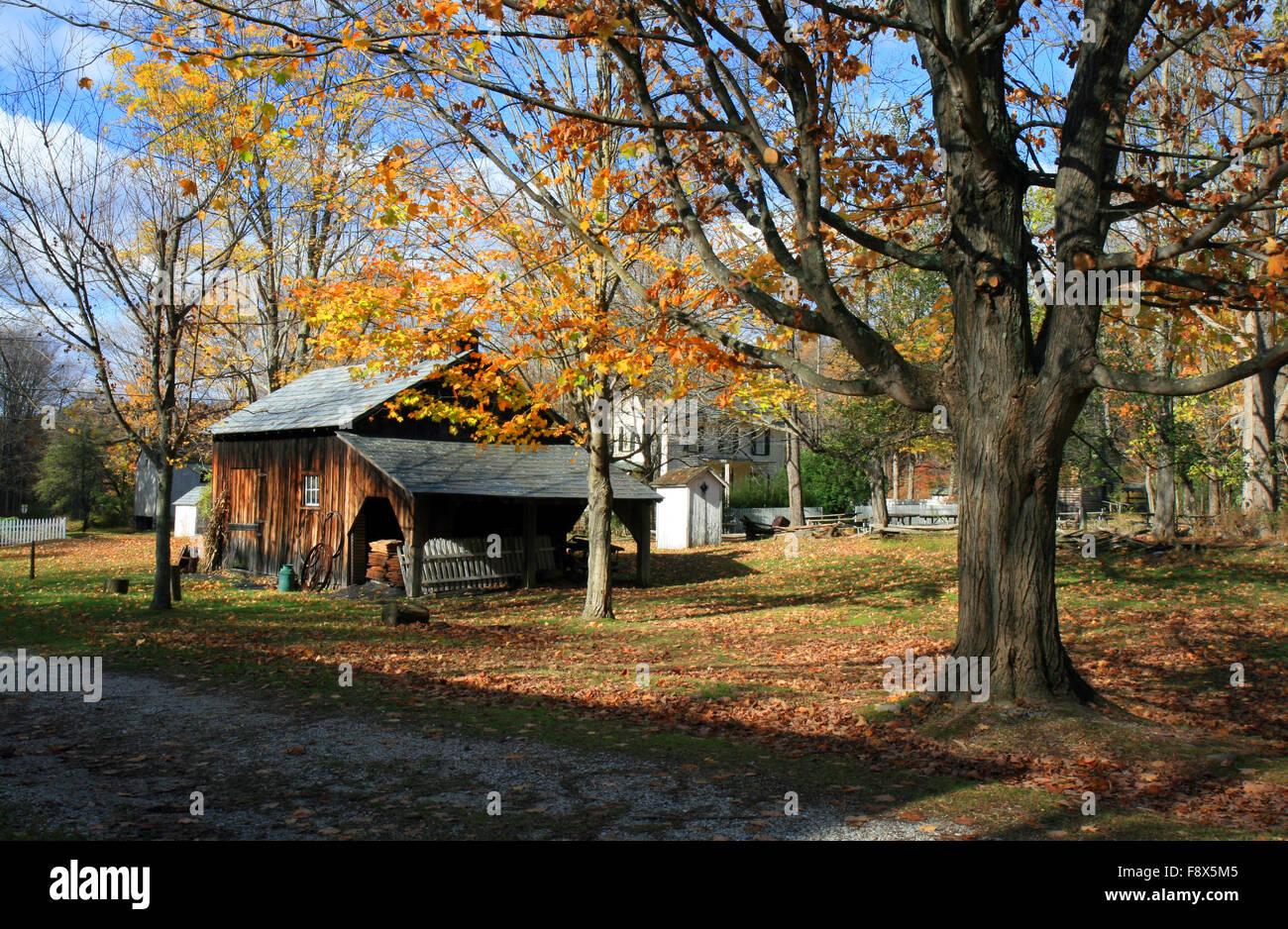 Historic Millbrook Village Stock Photo Alamy