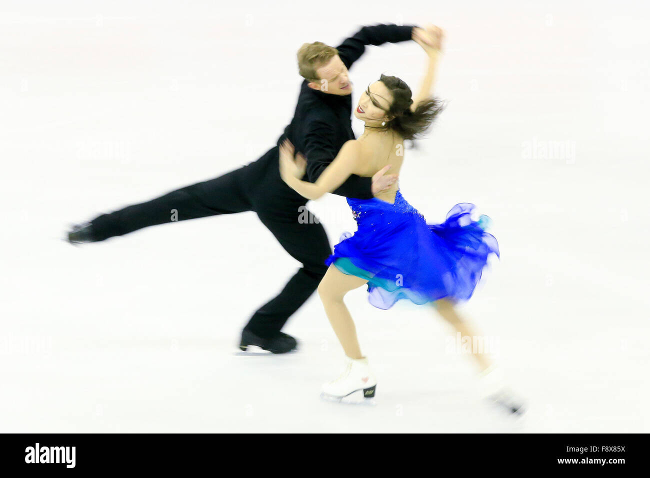 Barcelona, Spain. 11th Dec, 2015. Madison Chock (R) and Evan Bates of