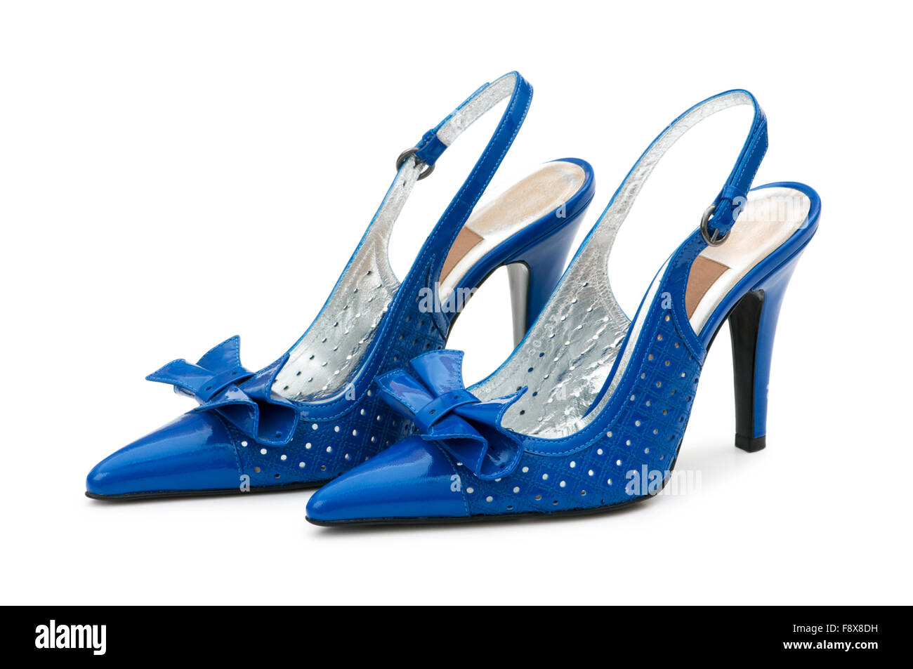 Woman shoes isolated on the white background Stock Photo - Alamy