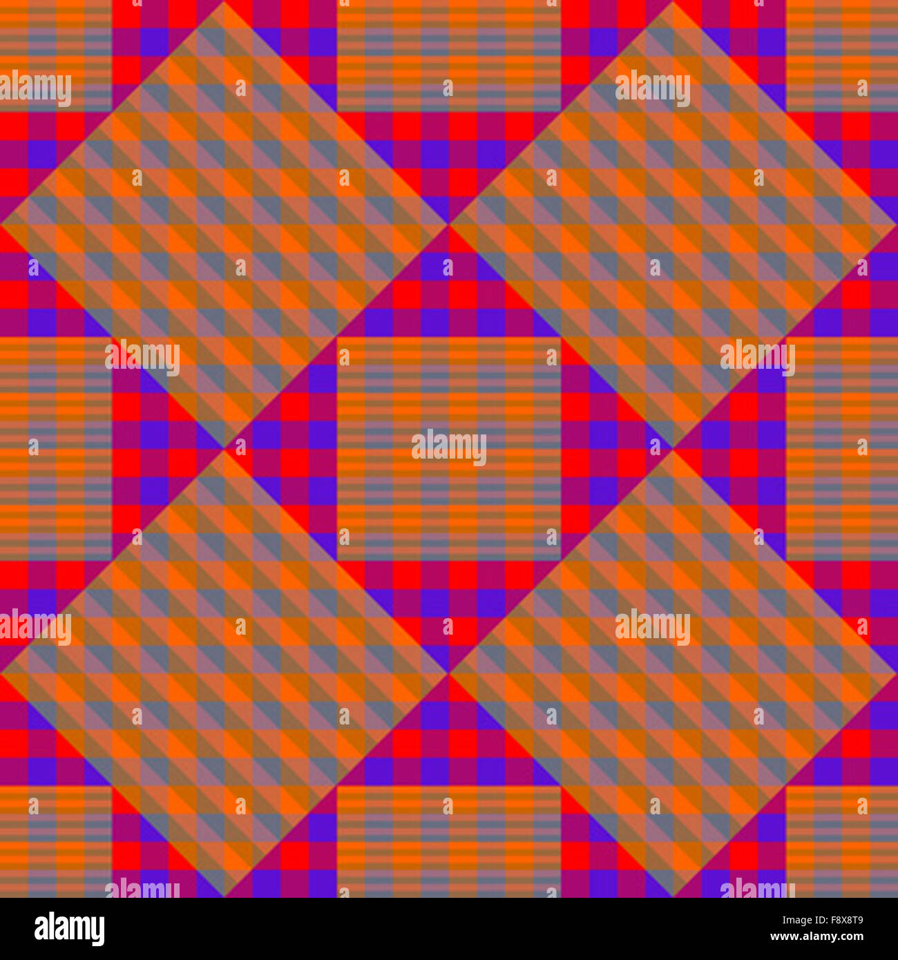 Triangle pattern red yellow hi-res stock photography and images - Alamy