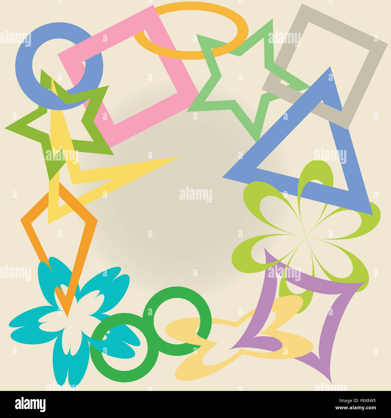 Blue white geometric shapes abstract hi-res stock photography and ...