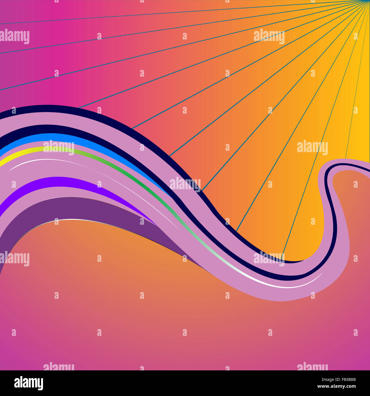 Vector abstract twist waves hi-res stock photography and images - Alamy