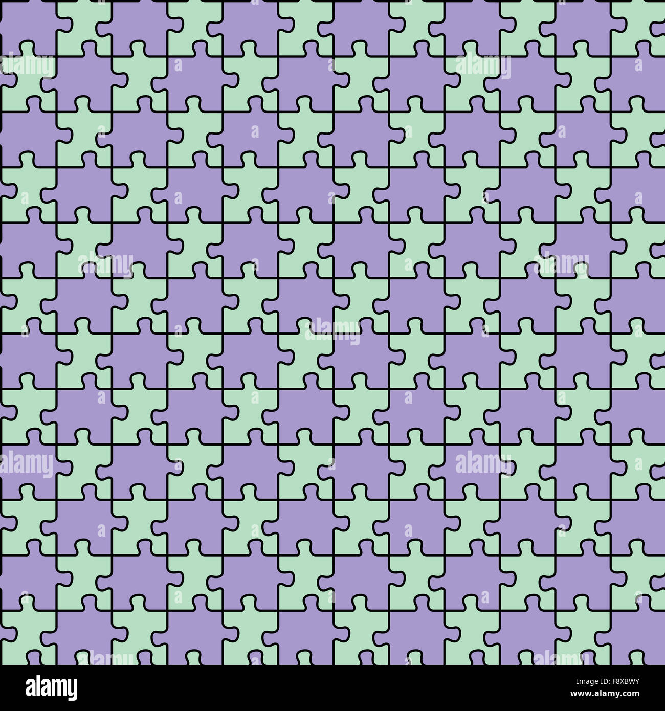 seamless puzzle with mixed blue pastel Stock Photo - Alamy