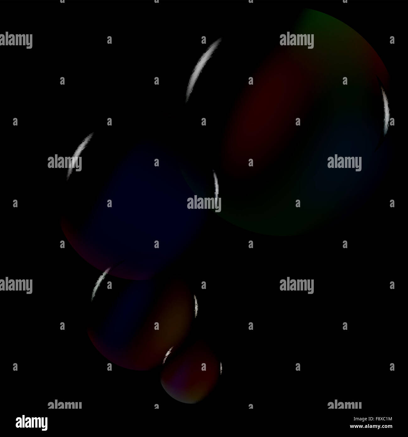 soap bubbles against black Stock Photo - Alamy