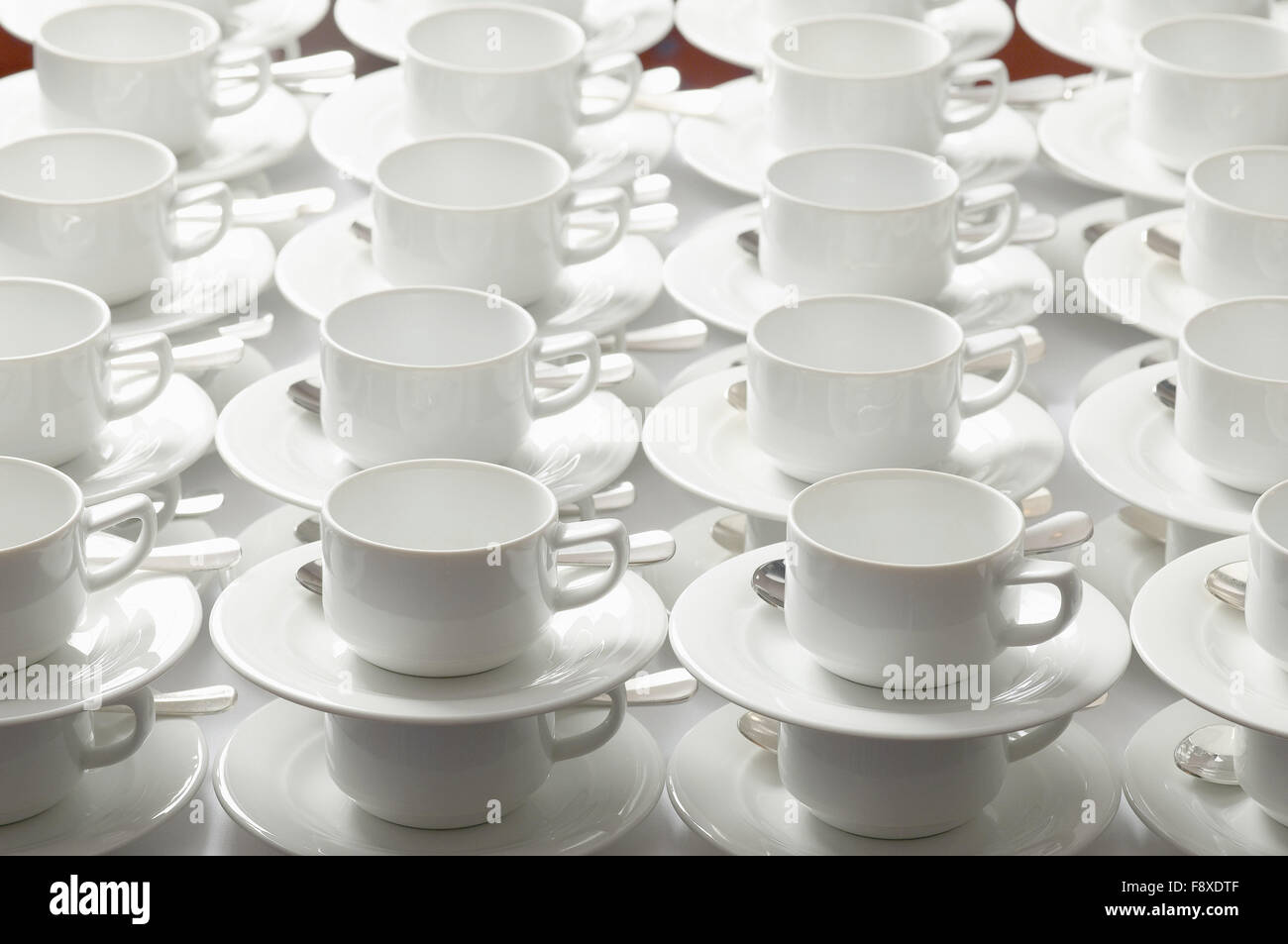 Coffee at the Banquet Stock Photo
