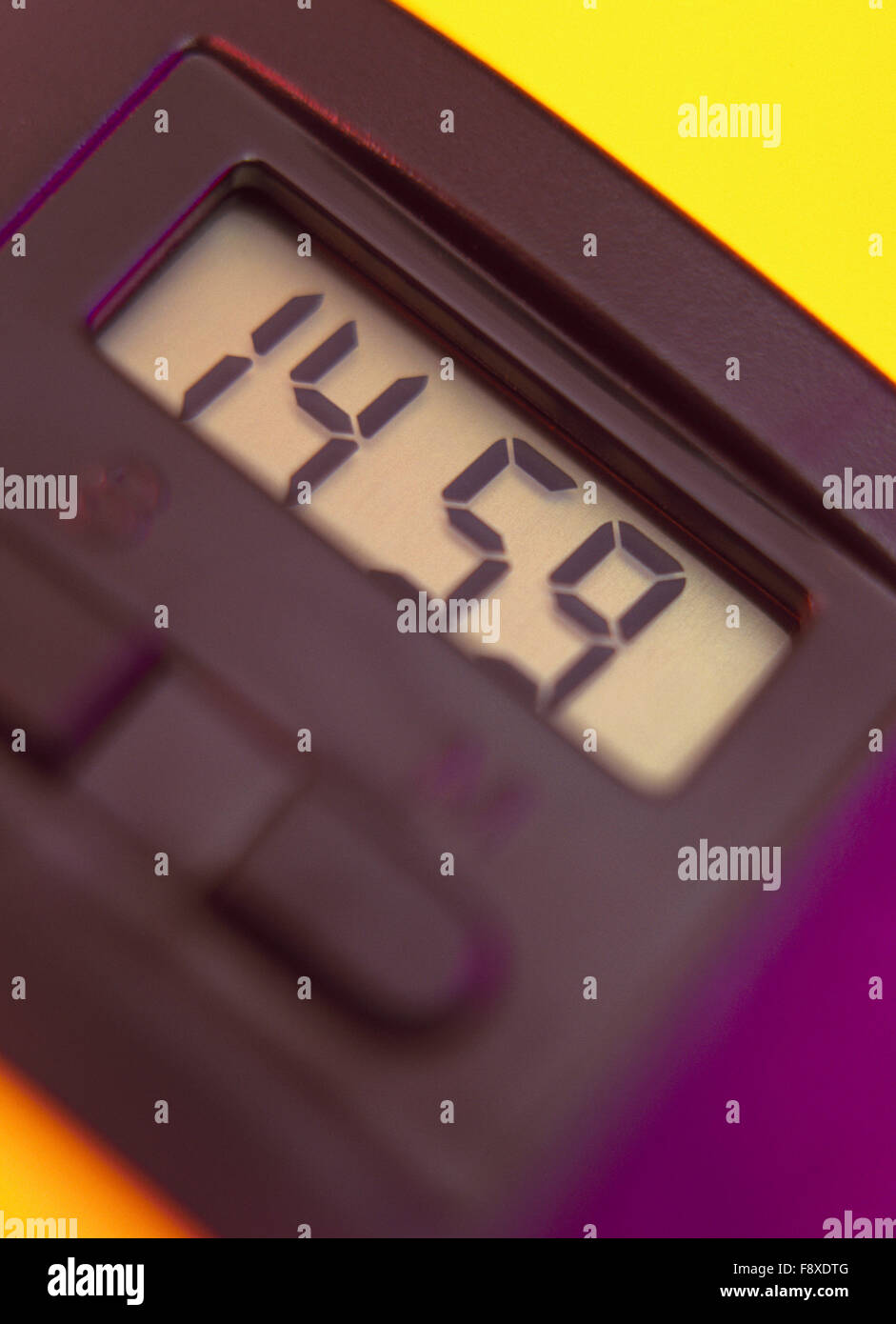 Digital Clock, Military Time Stock Photo Alamy