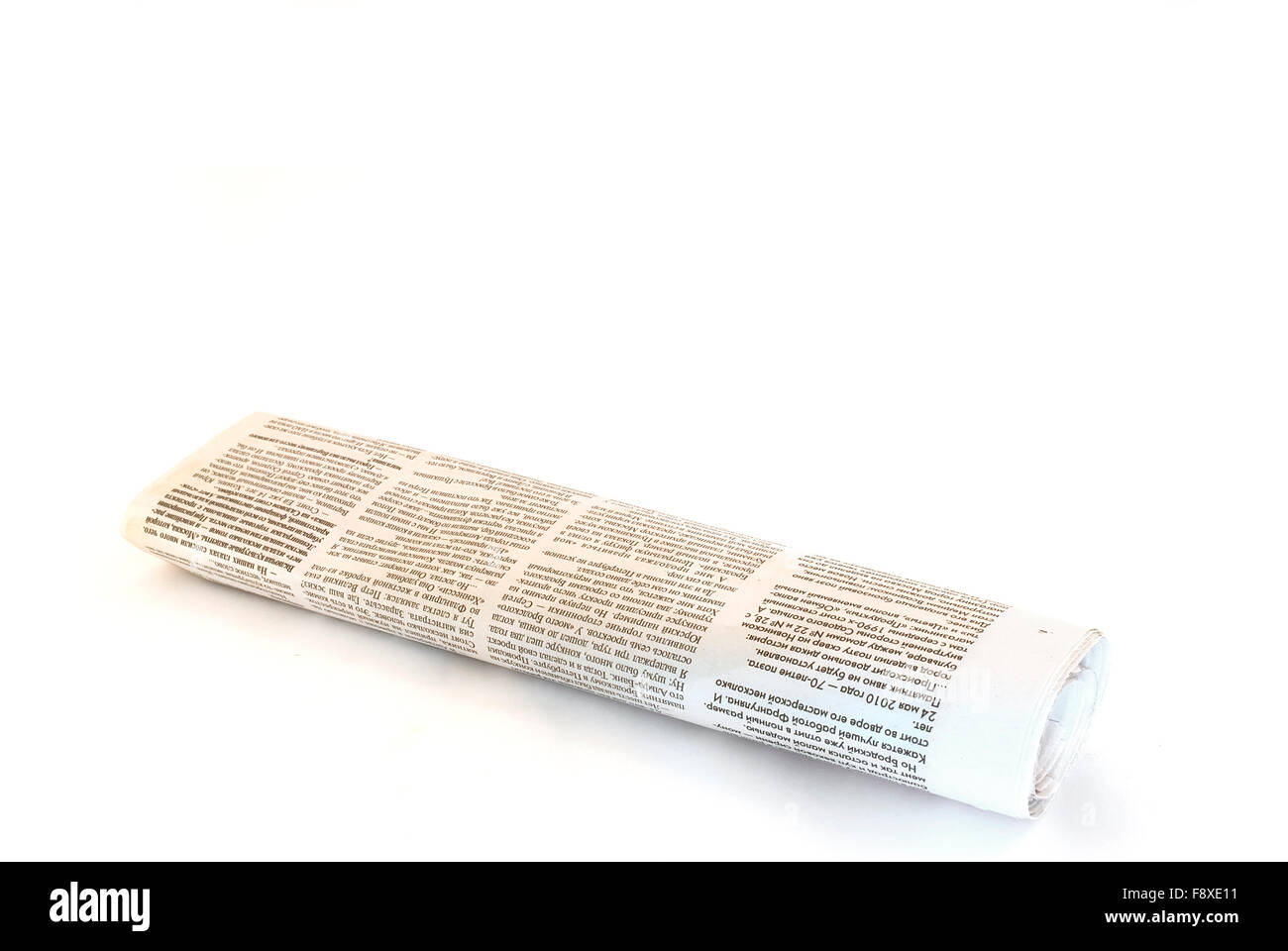 rolled up newspaper Stock Photo Alamy