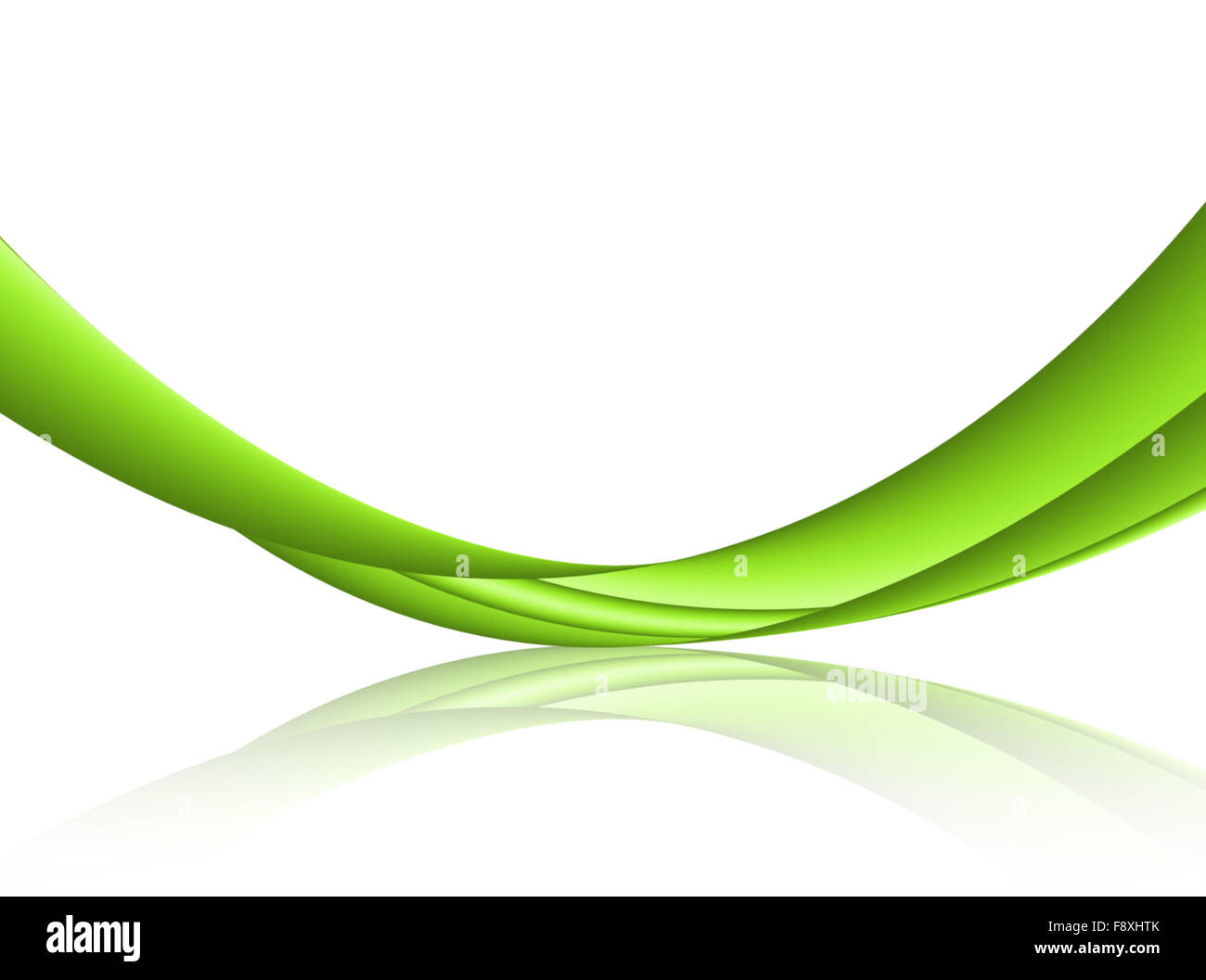 green wave Stock Photo
