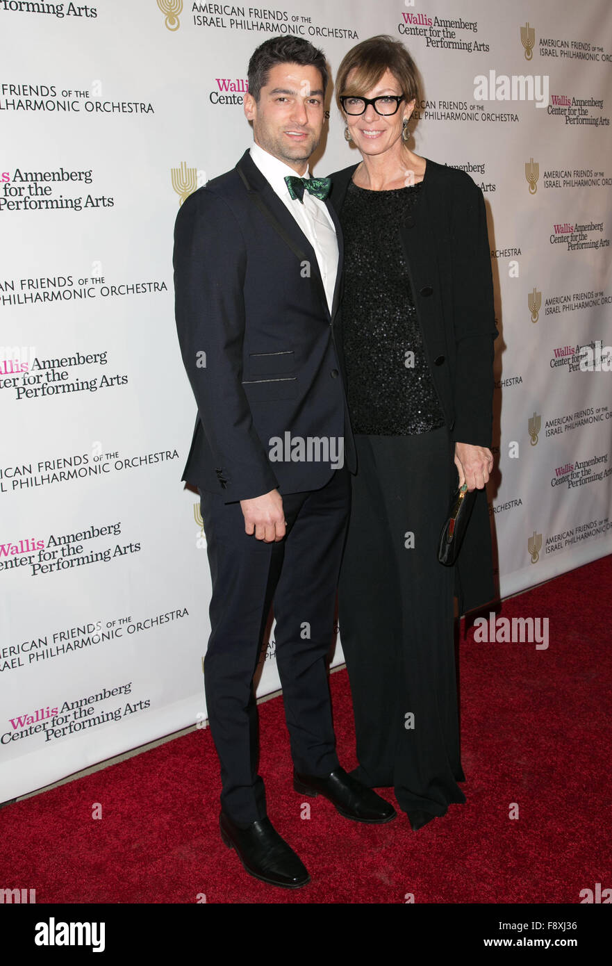 Celebrities attend The Wallis Annenberg Center for the Performing Arts and the American Friends of the Israel Philharmonic Orchestra’s “Duet Gala” at Wallis Annenberg Center for the Performing Arts in Beverly Hills.  Featuring: Phillip Joncas, Allison Jan Stock Photo