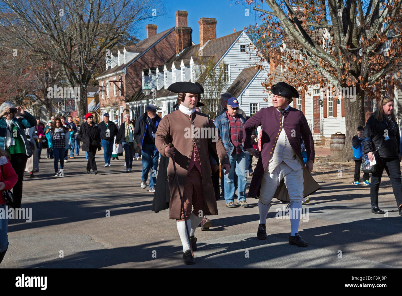 Williamsburg virginia costumed living history hires stock photography and images Alamy