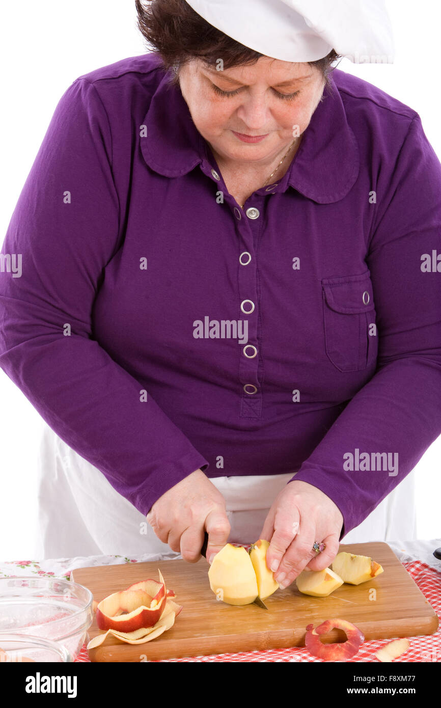 cutting-the-apple-stock-photo-alamy