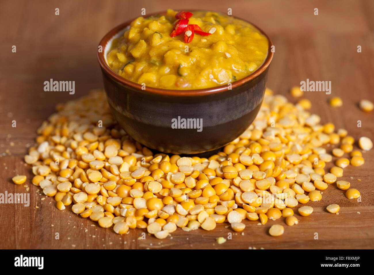 Indian lentil dish Stock Photo - Alamy