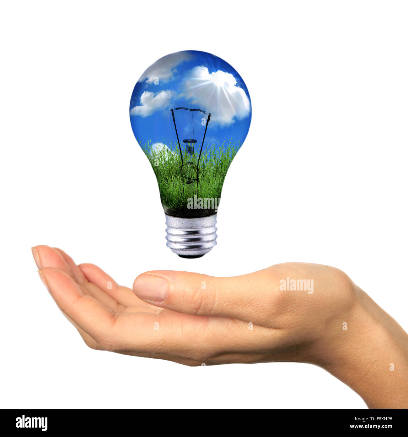 Renewable Energy is Within Reach Stock Photo