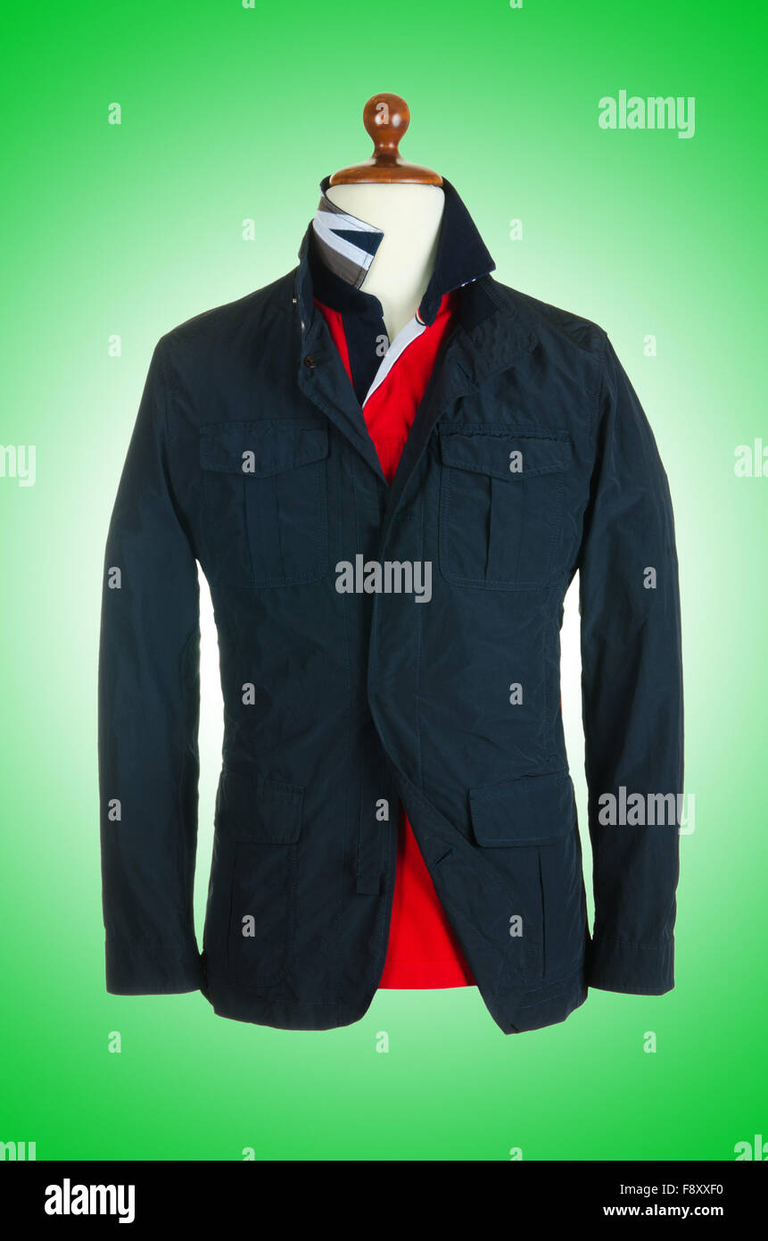Jacket isolated on the white background Stock Photo - Alamy