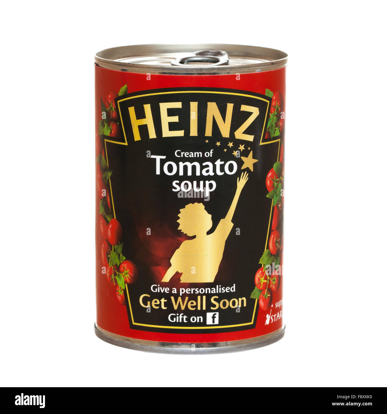 Tin of Heinz Cream of Tomato Soup on a white background Stock Photo Alamy