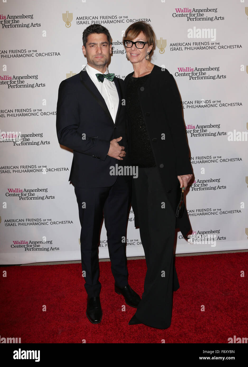 American Friends Of The Israel Philharmonic Orchestra Duet Gala  Featuring: Allison Janney, Philip Joncas Where: Beverly Hills, California, United States When: 10 Nov 2015 Stock Photo