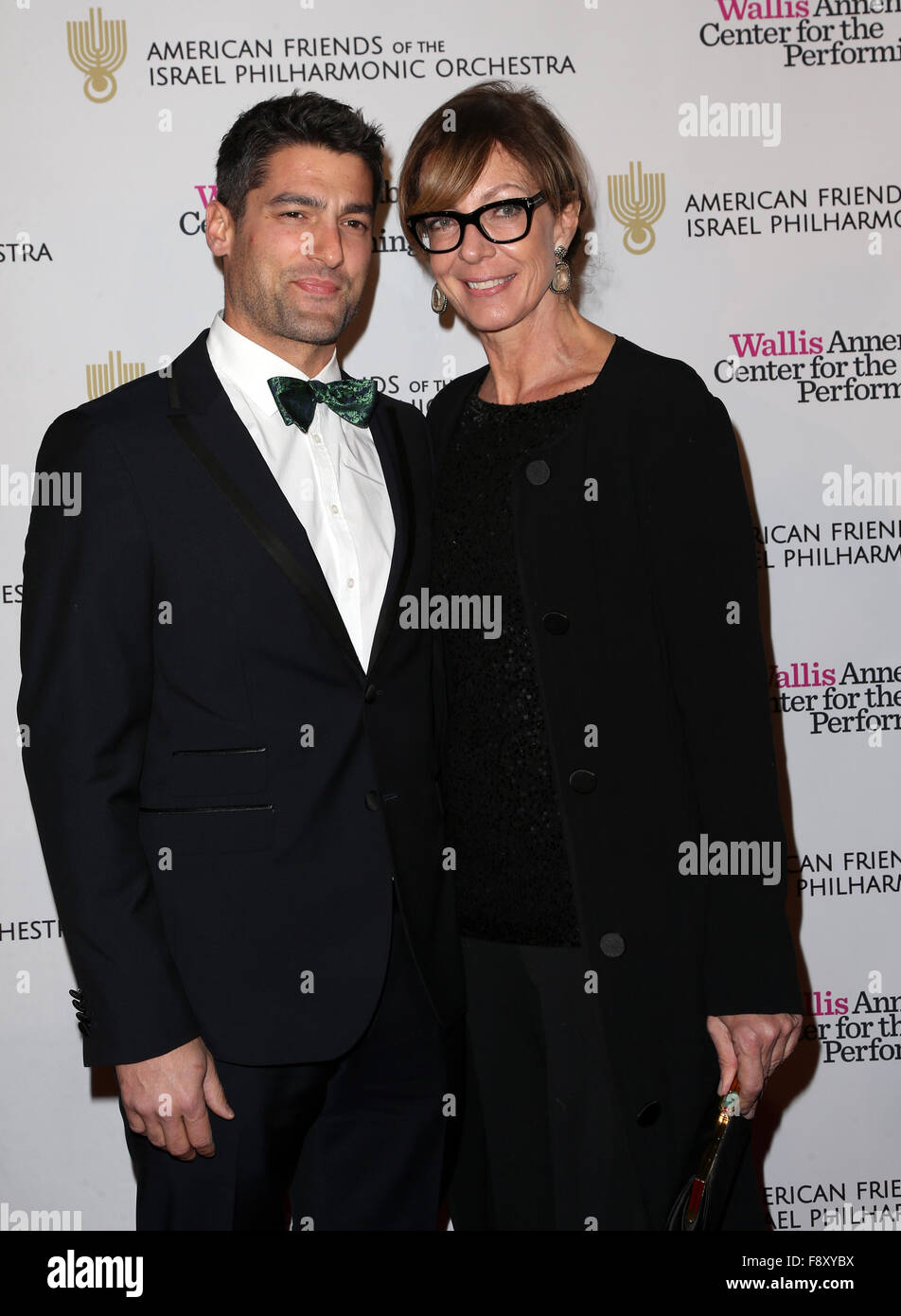 American Friends Of The Israel Philharmonic Orchestra Duet Gala  Featuring: Allison Janney, Philip Joncas Where: Beverly Hills, California, United States When: 10 Nov 2015 Stock Photo