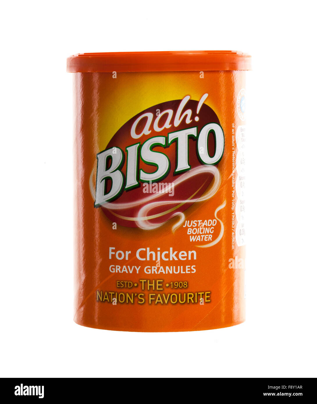 Bistow Gravy Granules for Chicken on a white background Stock Photo