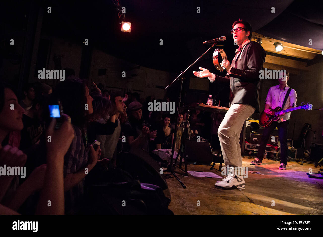 Milan Italy. 27th March 2012. The American singer-songwriter Andrew Mayer Cohen better known by the stage name Mayer Hawthorne p Stock Photo
