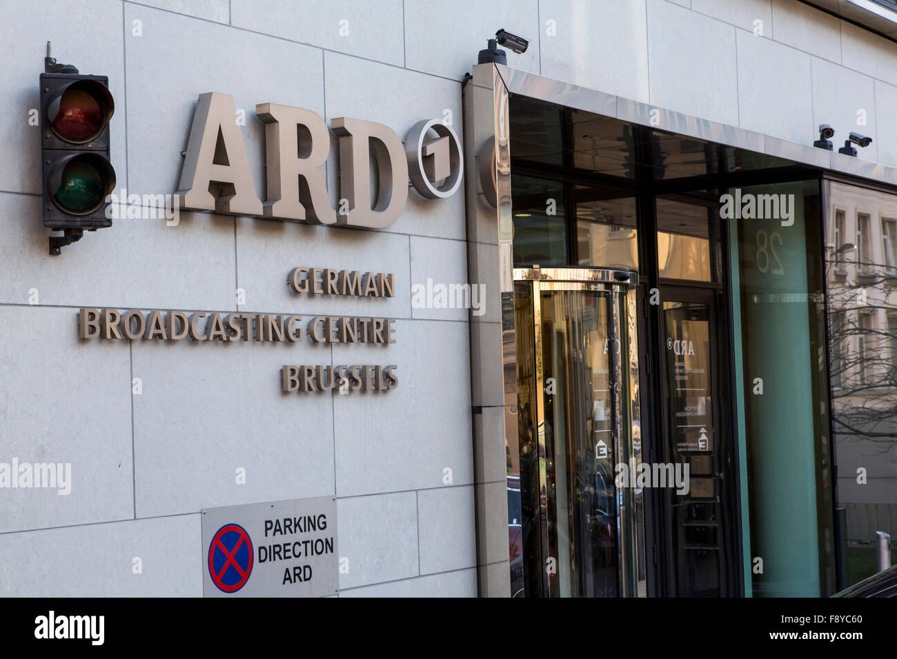 ARD, German broadcasting service, TV and radio station, studio Brussels,  Belgium Stock Photo - Alamy