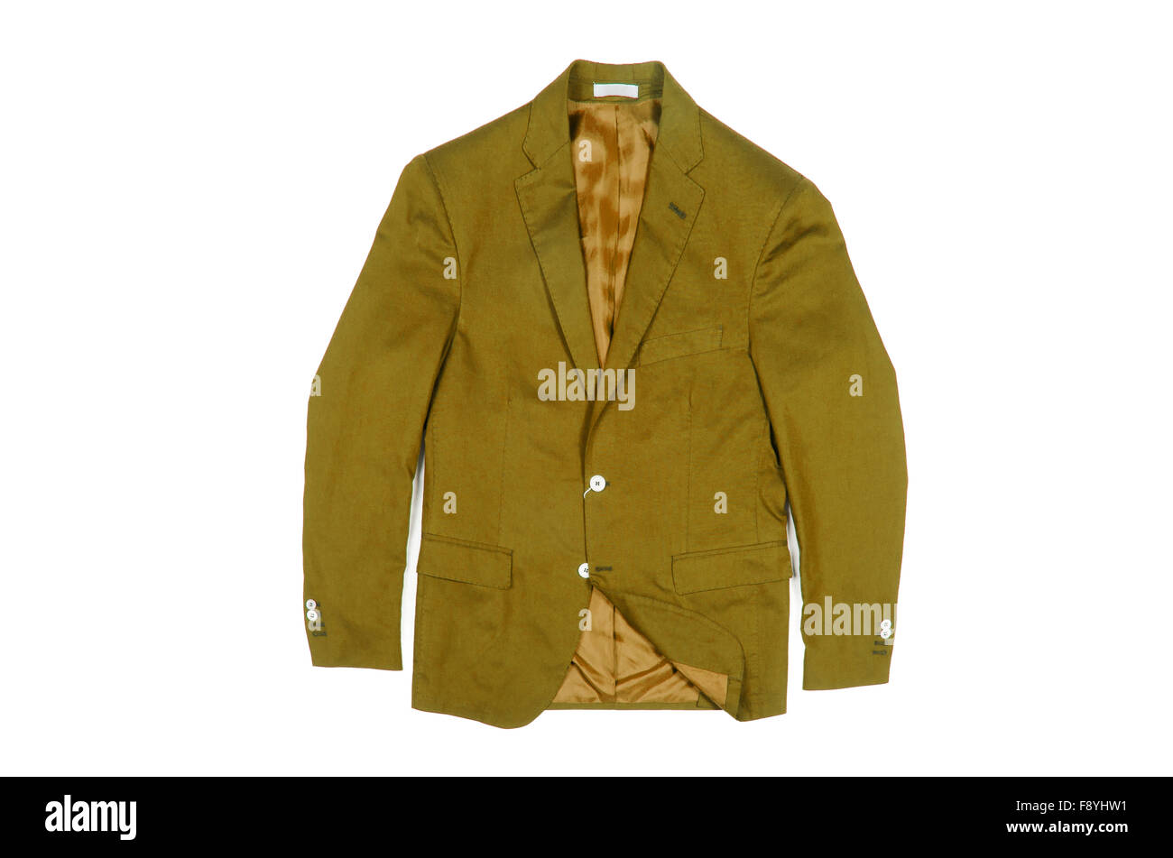 Jacket isolated on the white background Stock Photo - Alamy