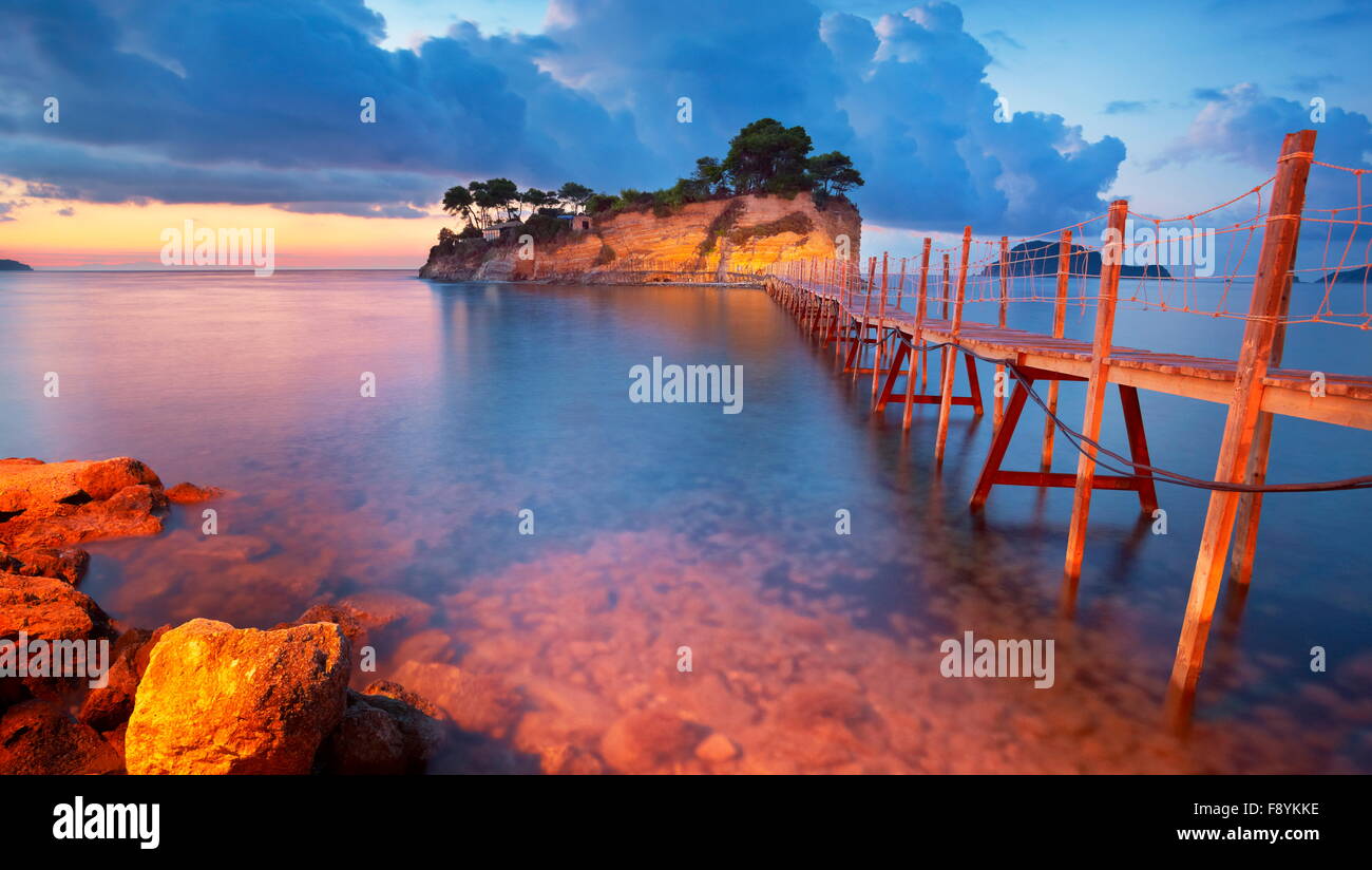 Greece - Zakynthos Island, Ionian Sea, Agios Sostis Island, Laganas Stock Photo