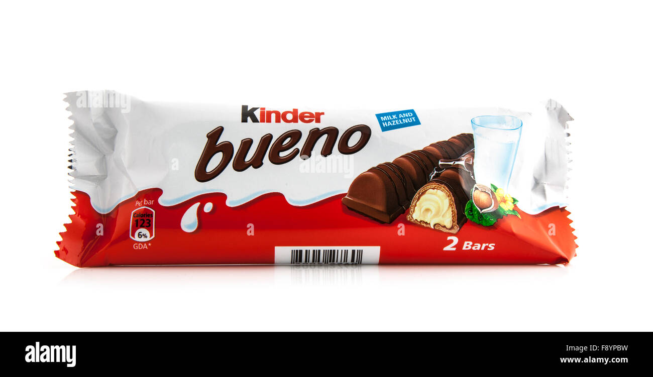 Kinder Bueno white chocolate is a confectionery product brand line of  Italian confectionery multinational manufacturer Ferrero 31235845 Stock  Photo at Vecteezy
