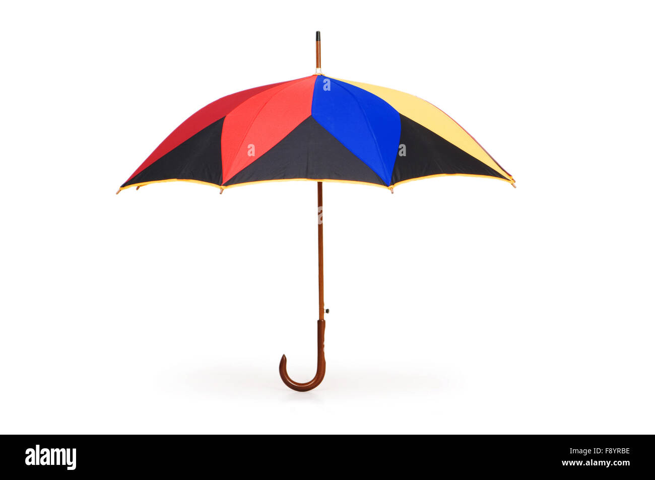 Colourful umbrella isolated on the white background Stock Photo - Alamy