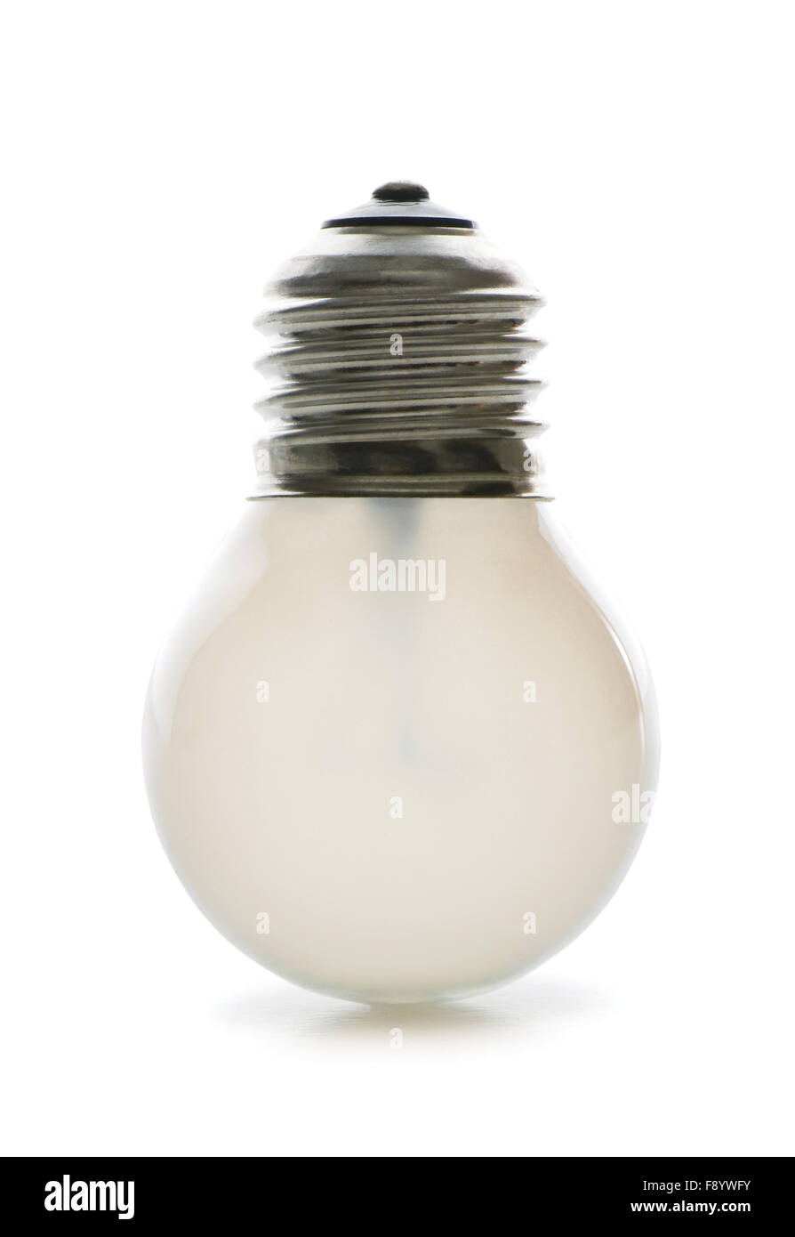 Light bulb isolated on the white background Stock Photo - Alamy