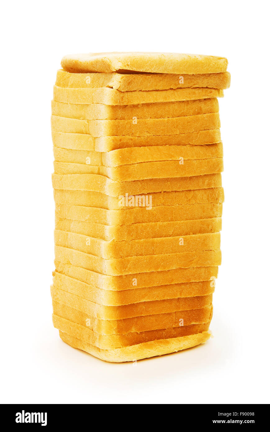 Sliced bread isolated on the white background Stock Photo - Alamy