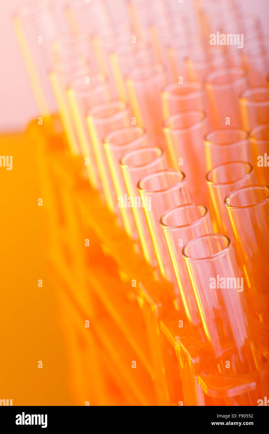 Chemical glass tubing in lab Stock Photo Alamy