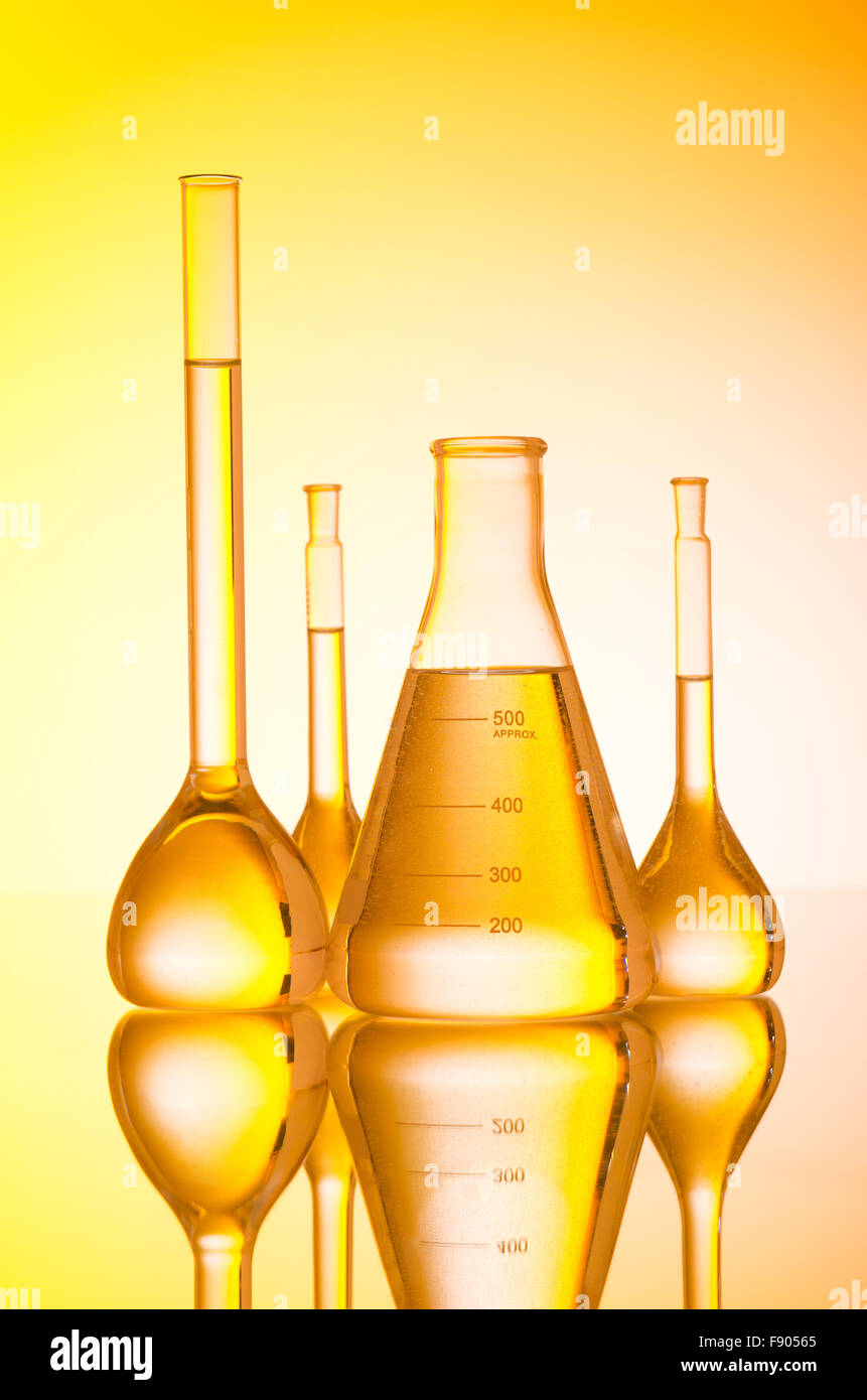 Chemical glass tubing in lab Stock Photo Alamy