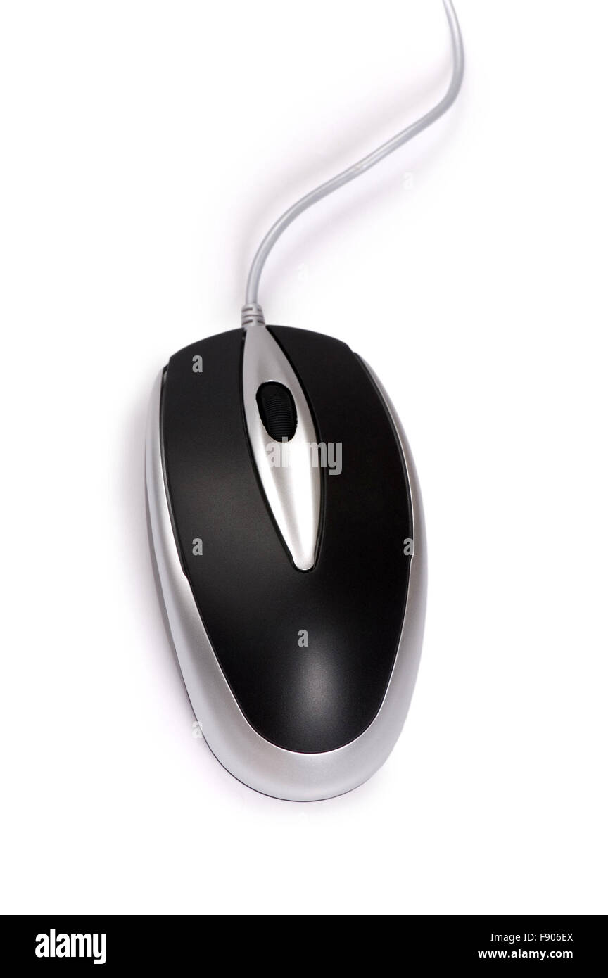 Computer mouse isolated on the white background Stock Photo - Alamy