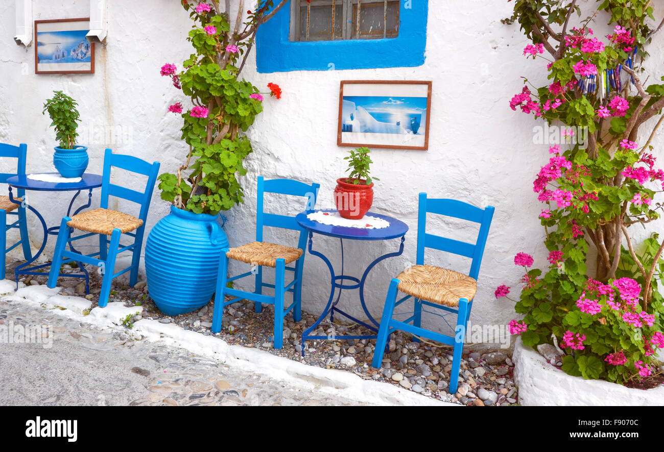 Kos Old Town - decoration on the street, Kos Island, Dodecanese, Greece Stock Photo