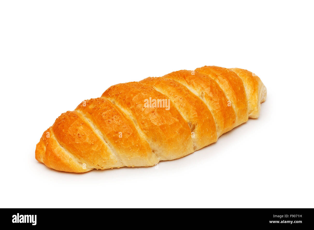 Bread loaf isolated on the white background Stock Photo - Alamy