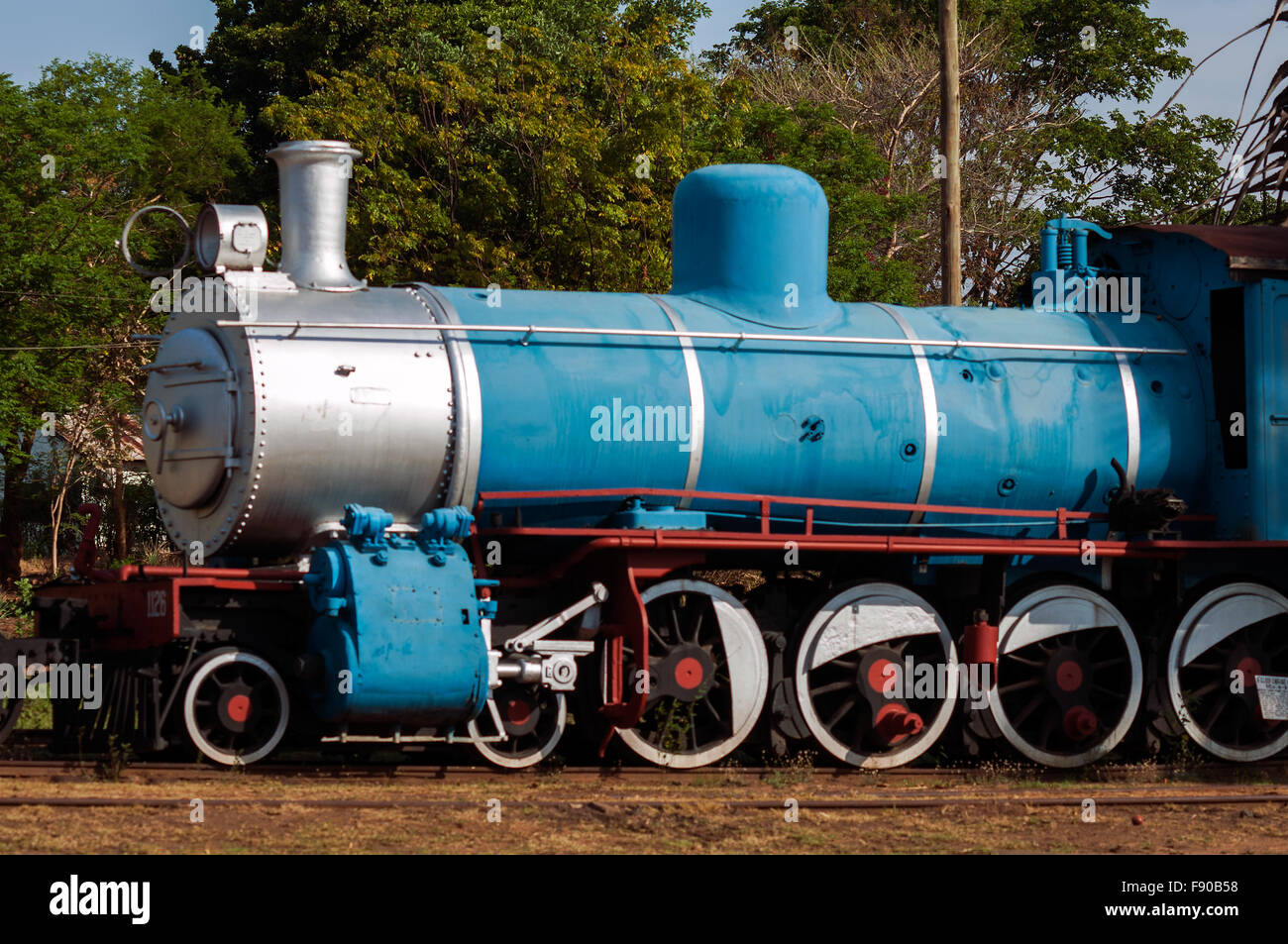 Steam train, Railway Museum, Livingstone, Zambia Stock Photo