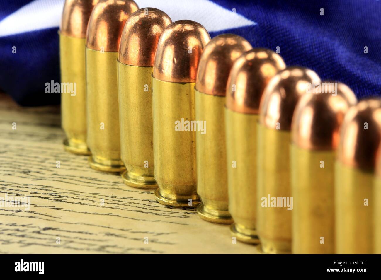 Set of gun bullets Stock Photo Alamy