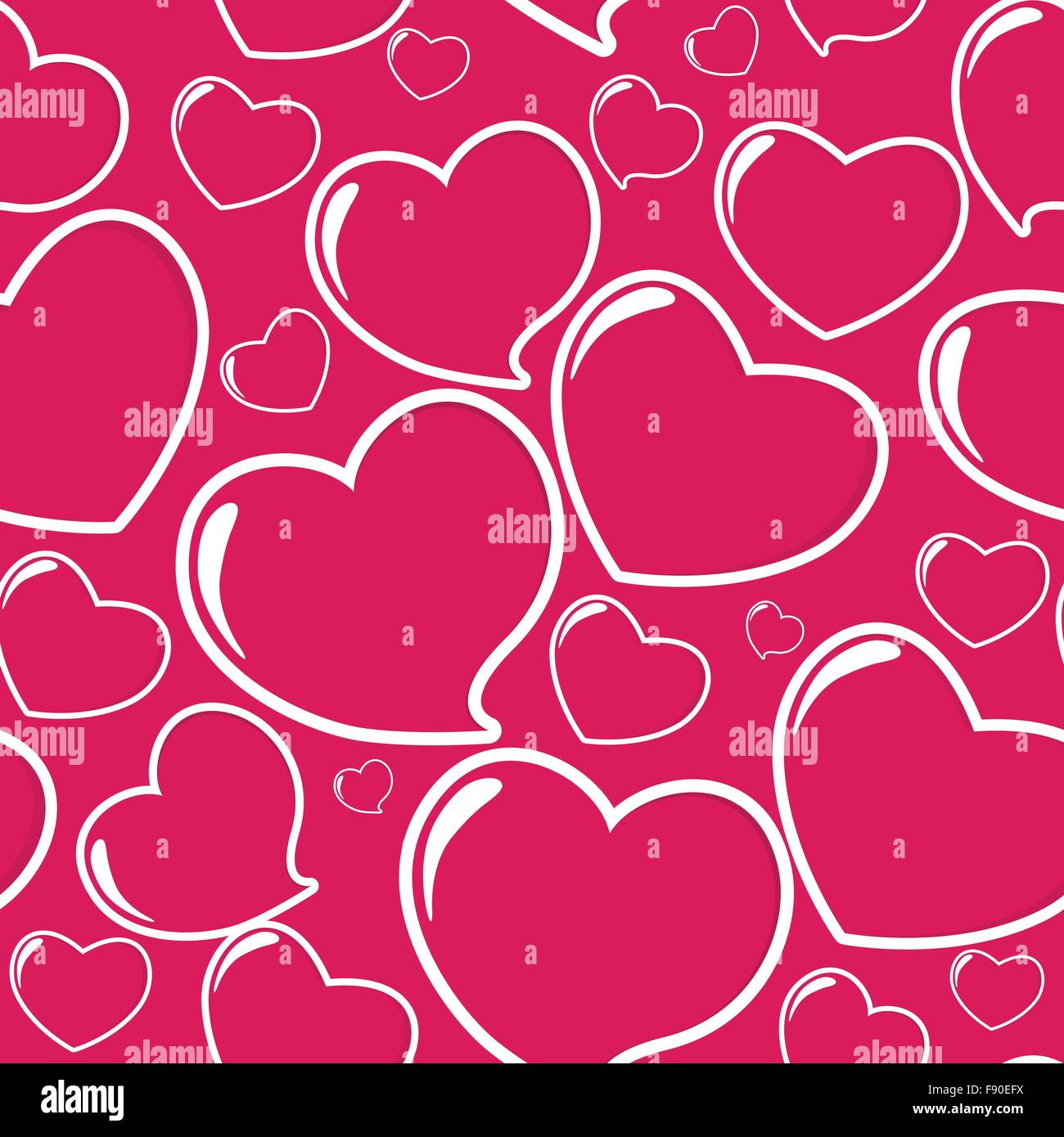 Heart Seamless Pattern Vector Illustration Stock Vector Image & Art - Alamy