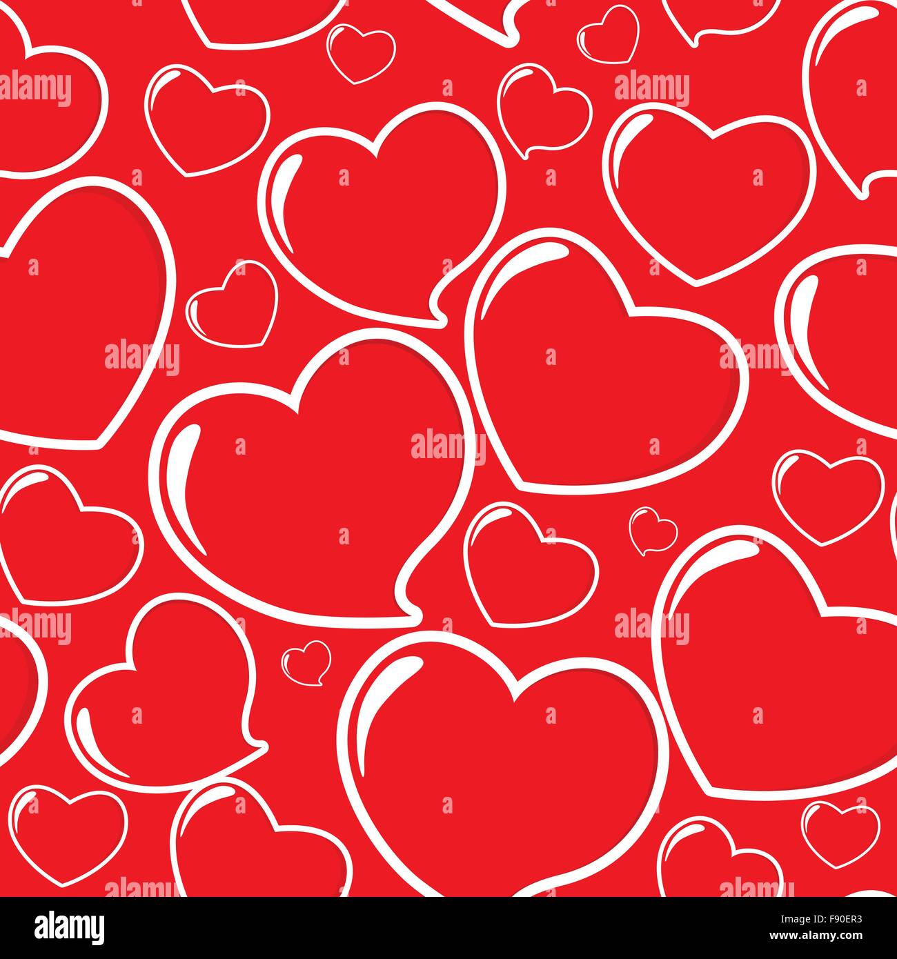 Heart Seamless Pattern Vector Illustration Stock Vector Image & Art - Alamy