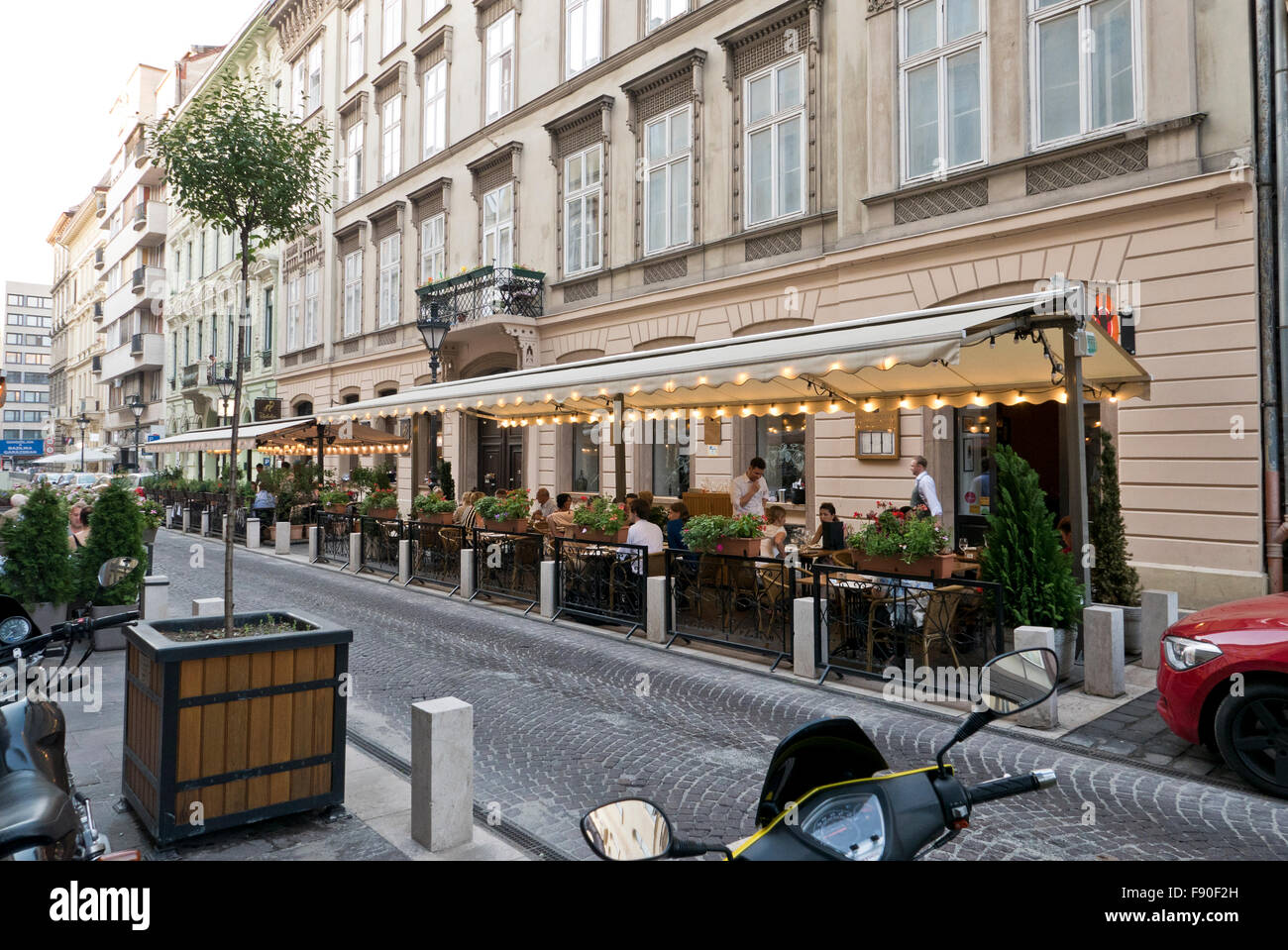 A traditional restaurant in Budapest, Hungary Stock Photo Alamy