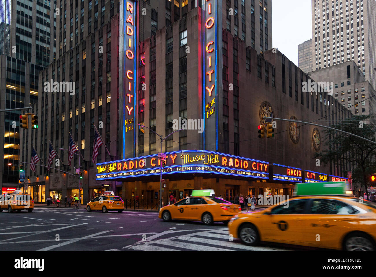Radio City Music Hall, Midtown Manhattan, New York City, USA Stock Photo