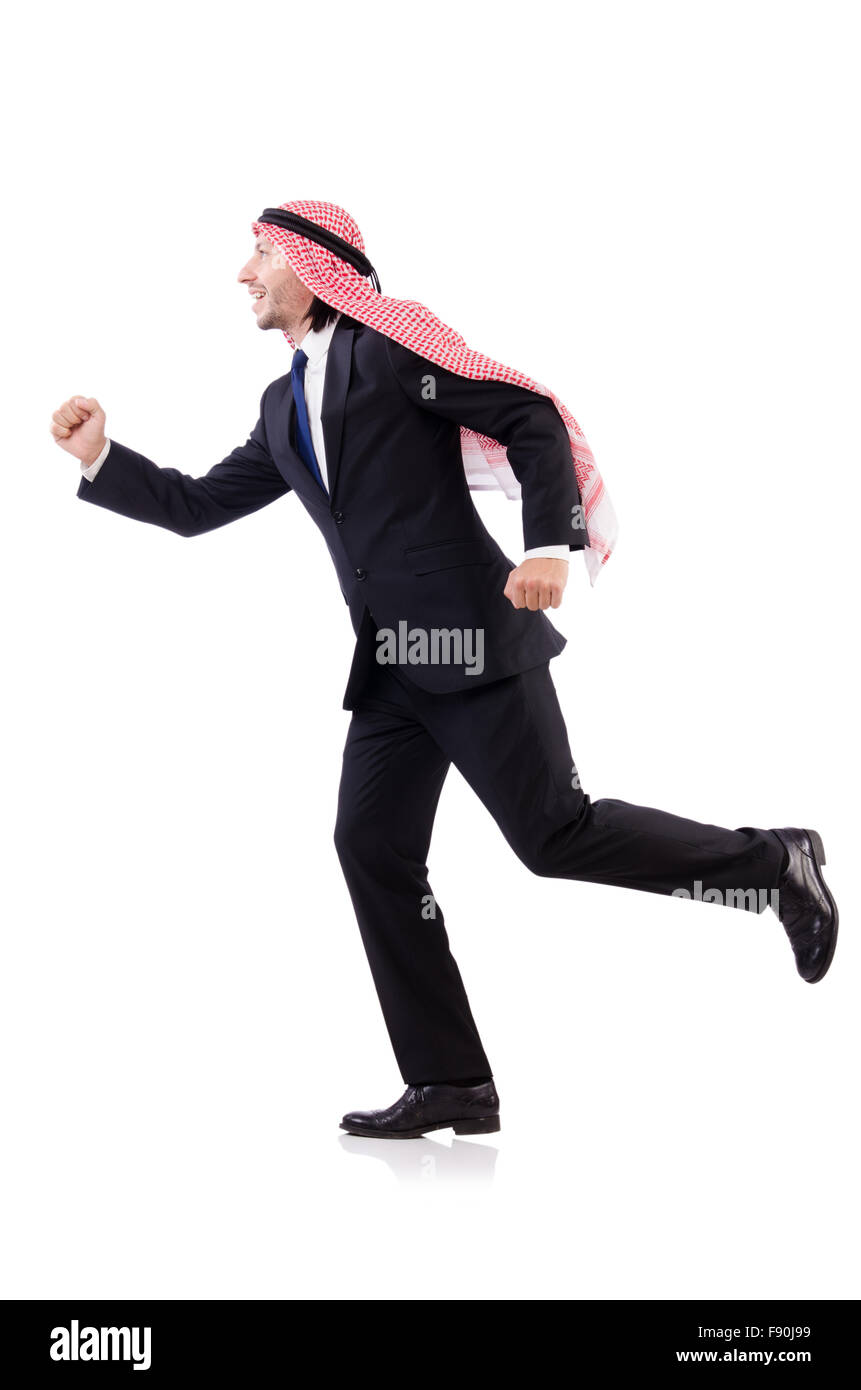 Arab running man