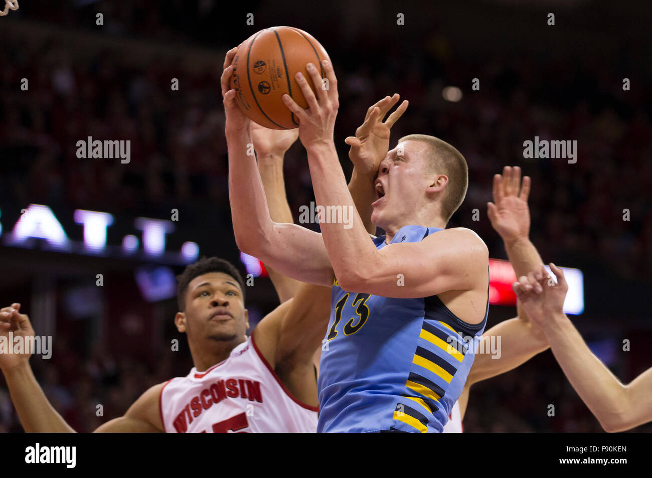 Madison Wi Usa 12th Dec 2015 Marquette Golden Eagles