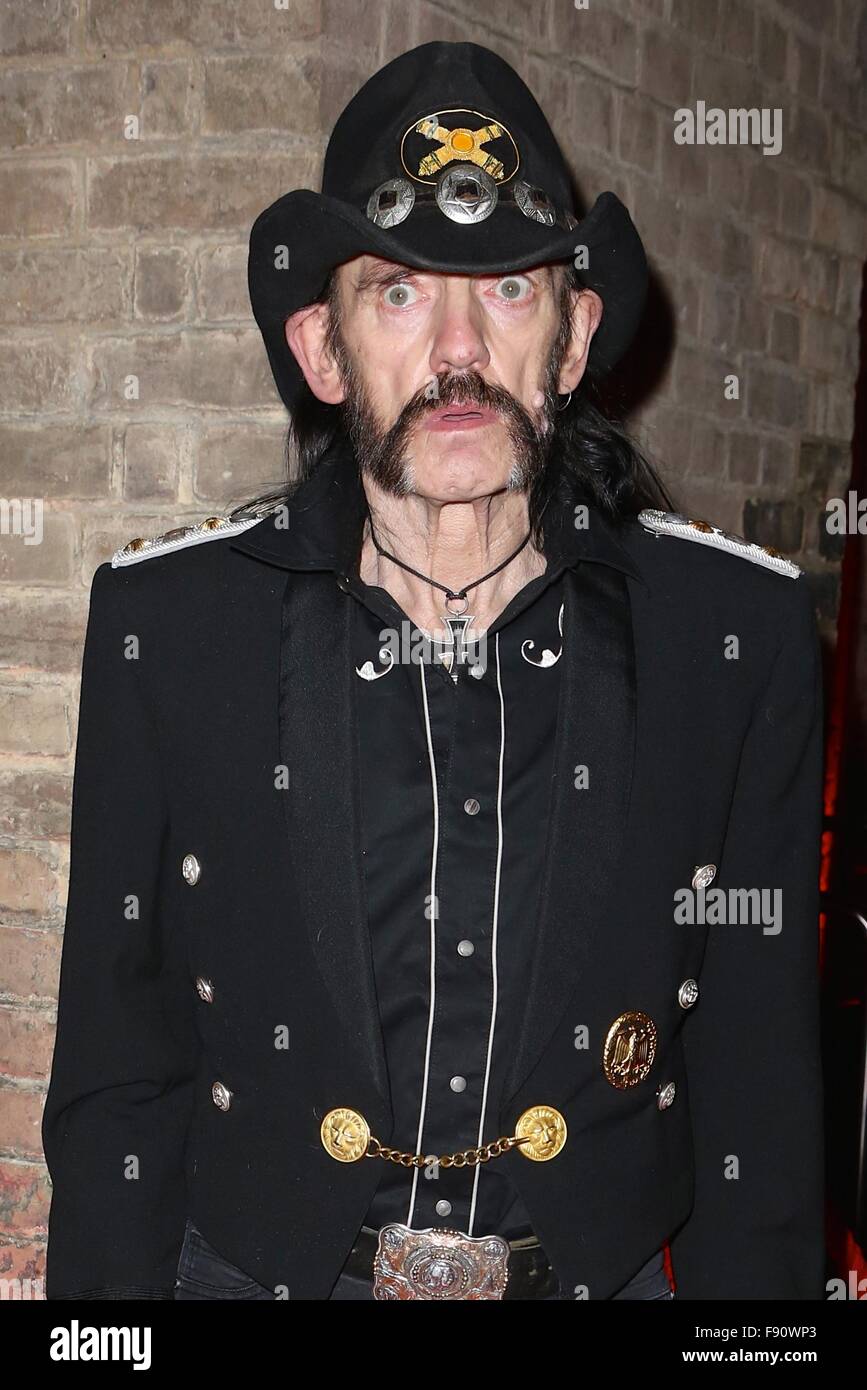Red Carpet arrivals at The Classic Rock Roll Of Honour Awards 2015  Featuring: Lemmy Where: London, United Kingdom When: 11 Nov 2015 Stock Photo