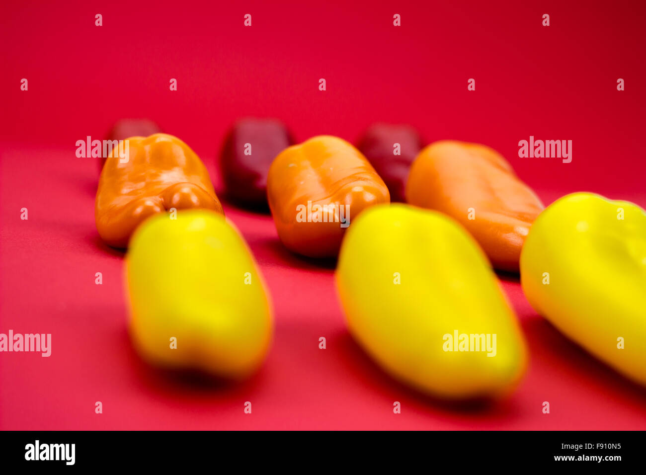 Orange yellow red bell hi-res stock photography and images - Alamy
