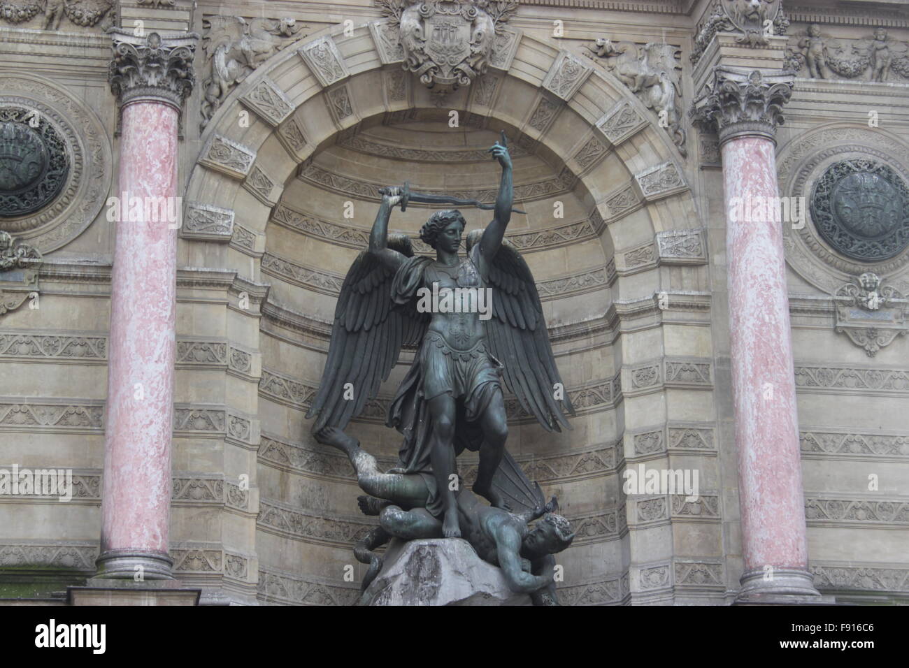 St. Gabriel the archangel in Paris Stock Photo