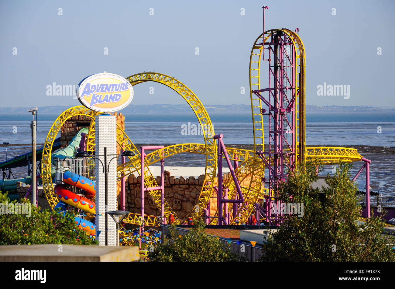 Adventure Island Theme Park, Western Esplanade, Southend-on-Sea, Essex, England, United Kingdom Stock Photo