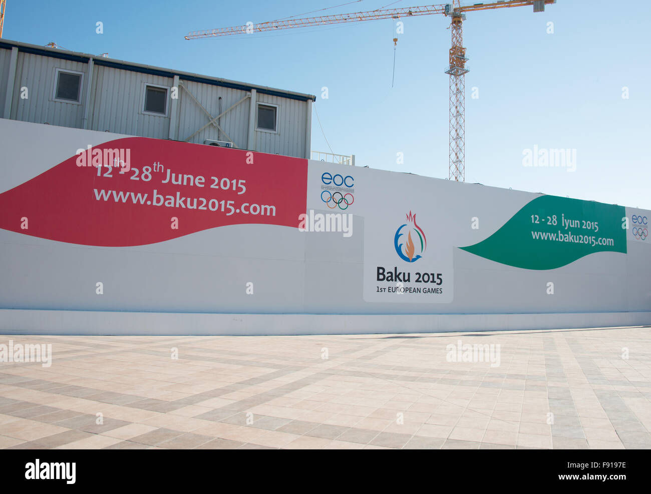 Baku - MARCH 21, 2015: 2015 European Games Posters On March 21 In ...